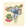 Stickset RTO Schmetterling auf der zierlichen Blume