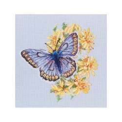 Embroidery kit RTO Butterfly on the flower 1