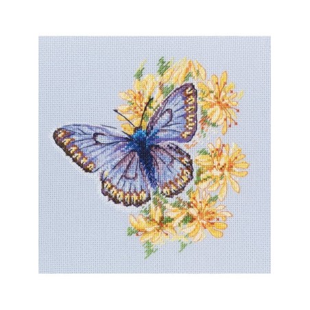 RTO Embroidery kit Butterfly on the flower 1