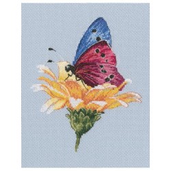 Embroidery kit RTO Butterfly on the flower 2