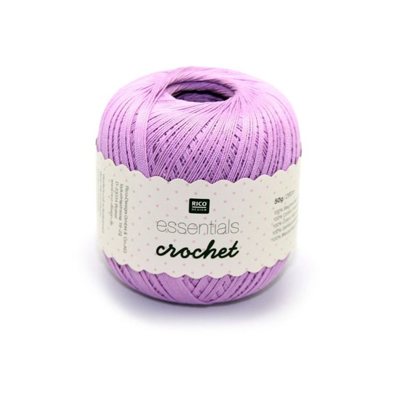 Acheter laine à tricoter? Rico Essentials crochet lilas 006