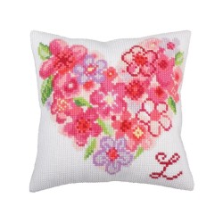 Cross stitch cushion CDA kit For You 1