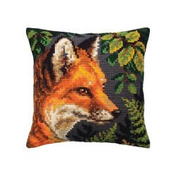 Cross stitch cushion CDA kit Fox