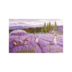  Borduurpakket Lavendel veld