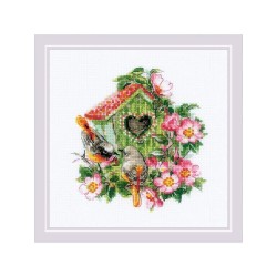 Riolis Embroidery kit Happy Together