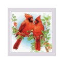 Riolis Embroidery kit Red Cardinals