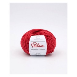 Knitting yarn Phildar Phil Cabotine Griotte