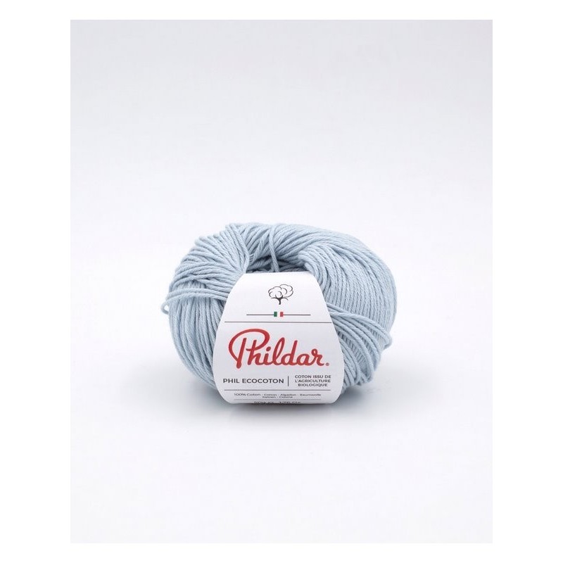 Knitting yarn Phildar Phil Ecocoton Ciel