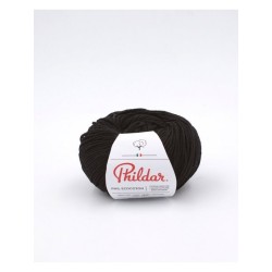 Knitting yarn Phildar Phil Ecocoton Noir