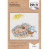 Embroidery kit Klart Summer Hedgehog
