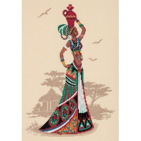 Embroidery kit Panna Women of the World. Africa