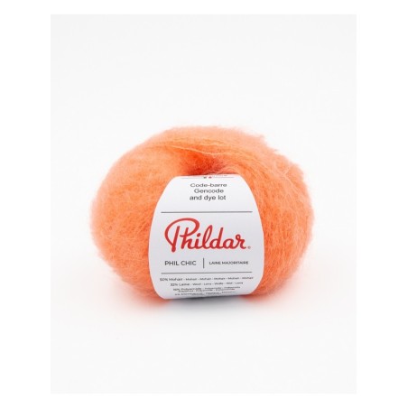 Knitting yarn Phildar Phil Chic Abricot