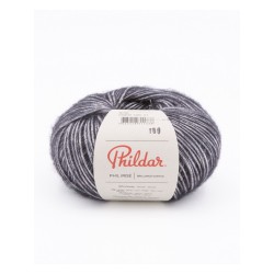 Knitting yarn Phildar Phil Irisé Noir