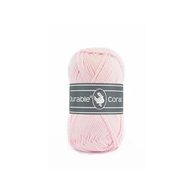Crochet yarn Durable Coral 203 light pink