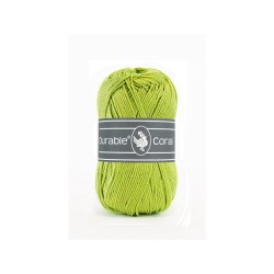Crochet yarn Durable Coral 2146 Yellow green