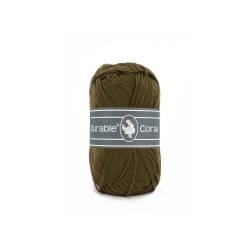 Crochet yarn Durable Coral 2149 Dark olive