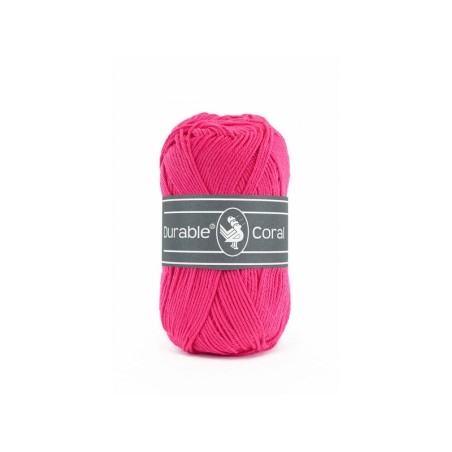 Crochet yarn Durable Coral 236 fuchsia
