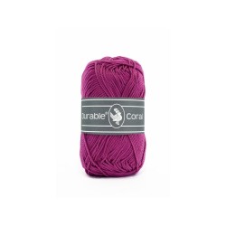 Crochet yarn Durable Coral 248 cerise