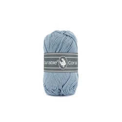 Durable fils à crocheter Coral 289 Blue Grey