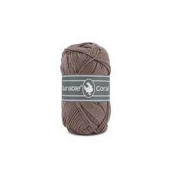 Durable fils à crocheter Coral 343 Warm taupe