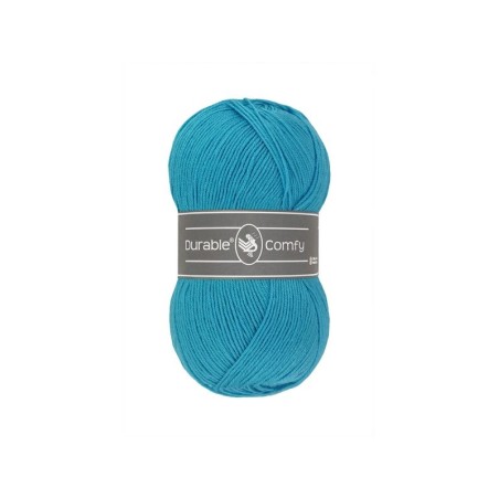 Knitting yarn Durable Comfy 373 Cyan Blue