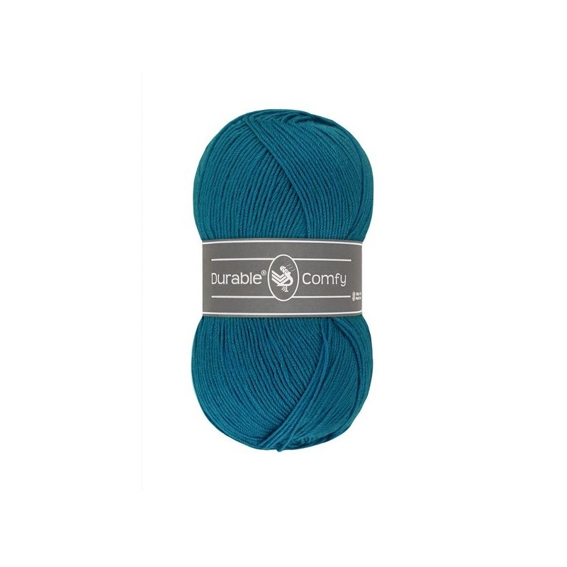Knitting yarn Durable Comfy 375 Petrol
