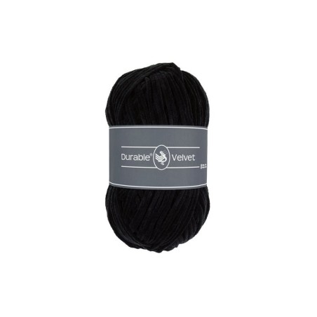 Knitting yarn Durable Velvet 325 Black