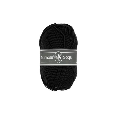 Knitting yarn Durable Soqs 325 Black