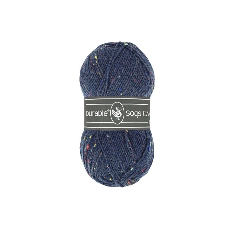 Knitting yarn Durable Soqs Tweed 288 Fiesta Fusion