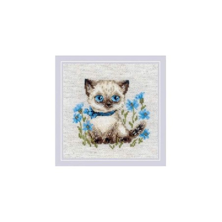 Riolis Embroidery kit Siamese Kitten