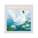 Riolis Embroidery kit White Swan