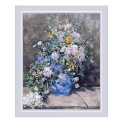 Riolis Kit de broderie Bouquet de printemps d'après Renoir