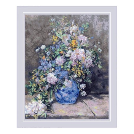 Riolis Embroidery kit Spring Bouquet after Renoir