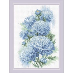 Riolis Embroidery kit Delicate Chrysanthemums