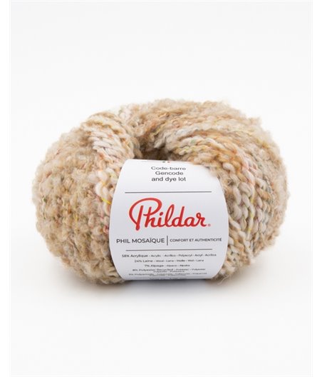 Knitting yarn Phildar Phil Mosaique Naturel