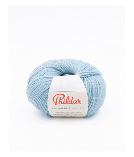 Knitting yarn Phildar Phil Caresse Glacier