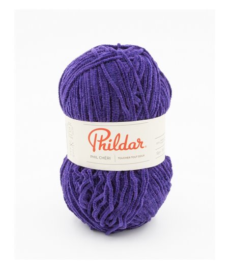 Knitting yarn Phildar Phil Chéri Ultraviolet