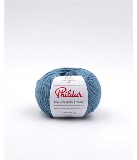 Phildar knitting yarn Phil Merinos 3.5 Denim