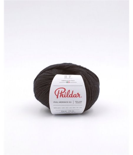Laine à tricoter Phildar Phil Merinos 3.5 Noir