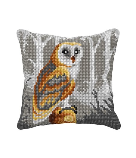 Orchidea Stitch Cushion kit  Owl