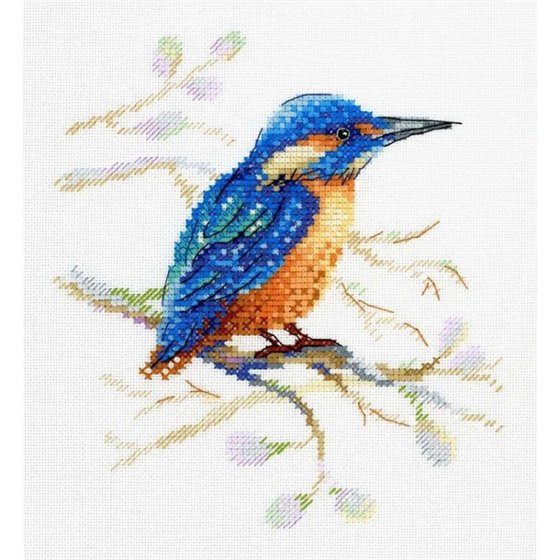 Aquarelle Embroidery kit Feathered observer