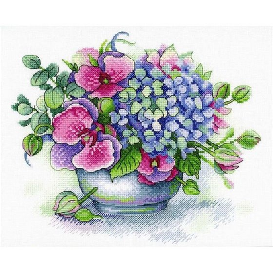 Aquarelle Embroidery kit Bouquet of memories