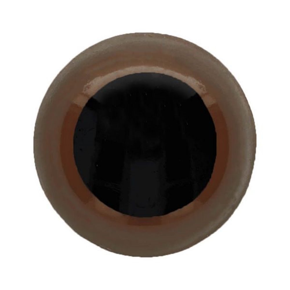 Oeil amigurumi 10 mm brun