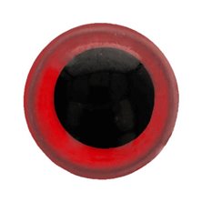 Oeil amigurumi 10 mm rouge