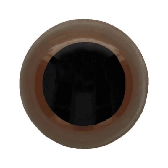 Oeil amigurumi 12 mm brun