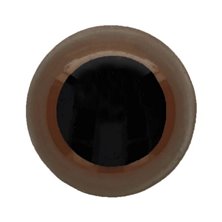Oeil amigurumi 15 mm brun