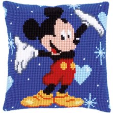 Kit coussin au point de croix Disney Mickey Mouse