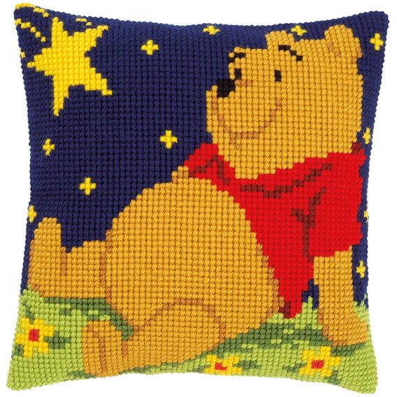 Vervaco borduurkussen Disney Winnie the Pooh
