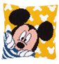 Vervaco borduurkussen Disney Mickey kiekeboe