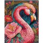 Luca-S Embroidery kit Flamingo Fantastico